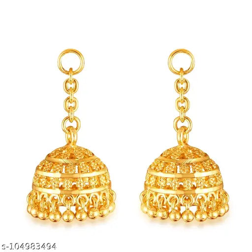 Stylish Golden Jummer For Girls