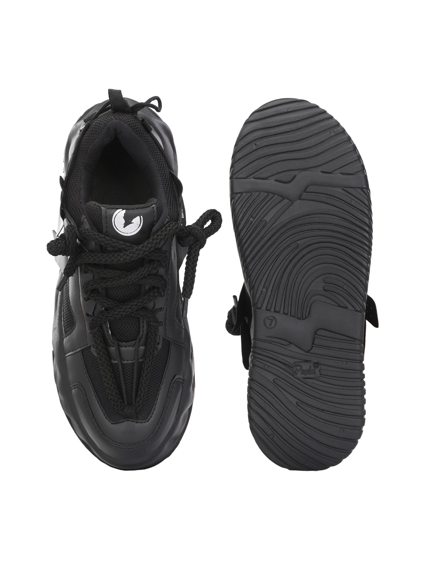 Black Sport Shoes By Ceize Collections