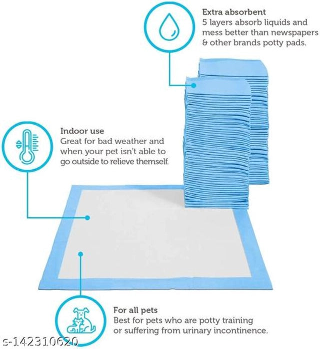 Water Proof Pee Pad for Pet (60x90 cm) (Pack of 5)