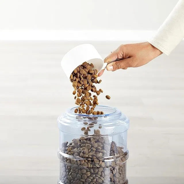 Self-Dispensing Pet Food Dispenser With Large Capacity