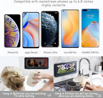 Anti-Fog Waterproof Bathroom Mobile Phone Holder