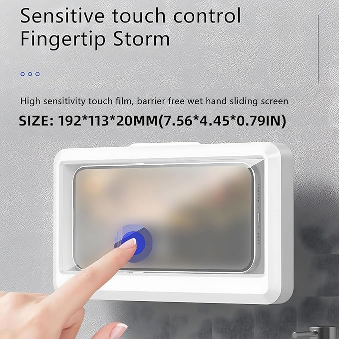Anti-Fog Waterproof Bathroom Mobile Phone Holder