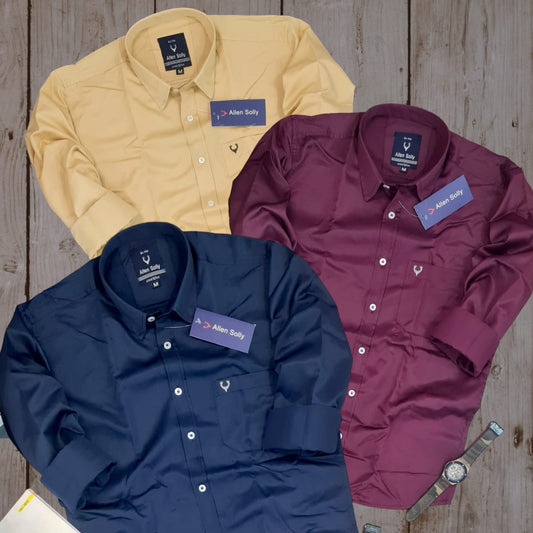 Full Sleeves Shirt for Men (Multicolor, M)