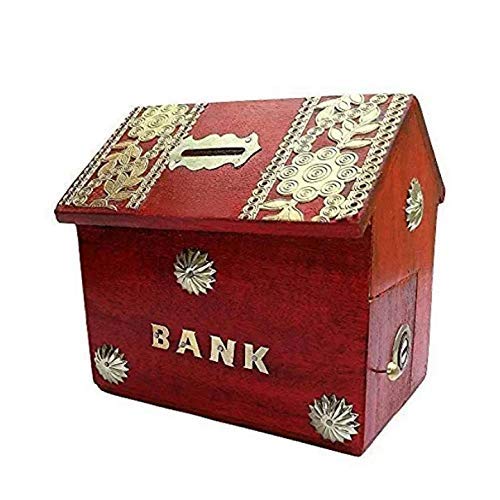 Wooden Money Bank for Kids