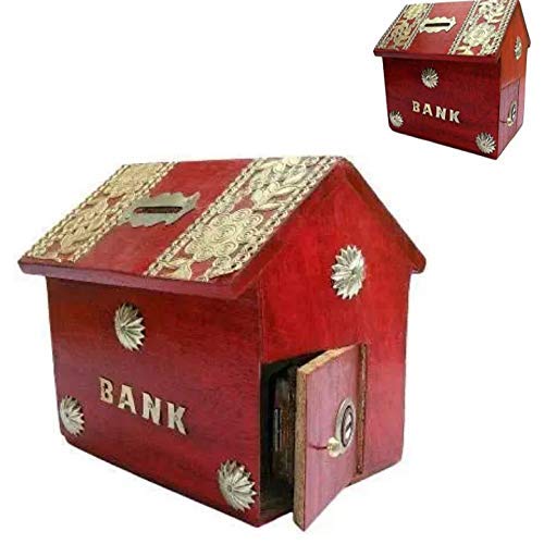 Wooden Money Bank for Kids