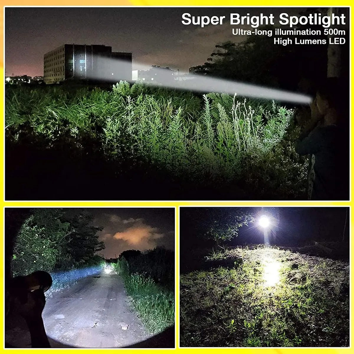 30W Rechargeable Torch Emergency Light