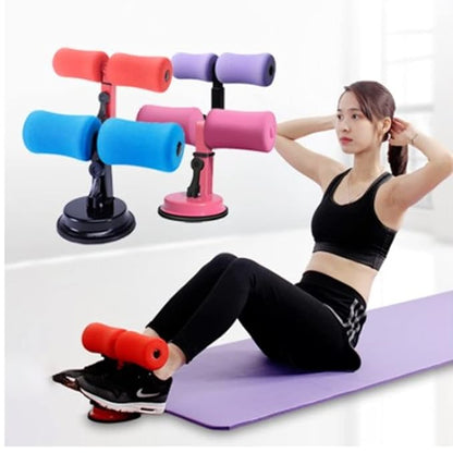 Sit-ups and Push-ups Bar with Foam Handle and Rubber Suction