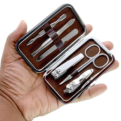6 in 1 Nail Art Clipper Pedicure Manicure Tweezer Set