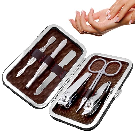 6 in 1 Nail Art Clipper Pedicure Manicure Tweezer Set