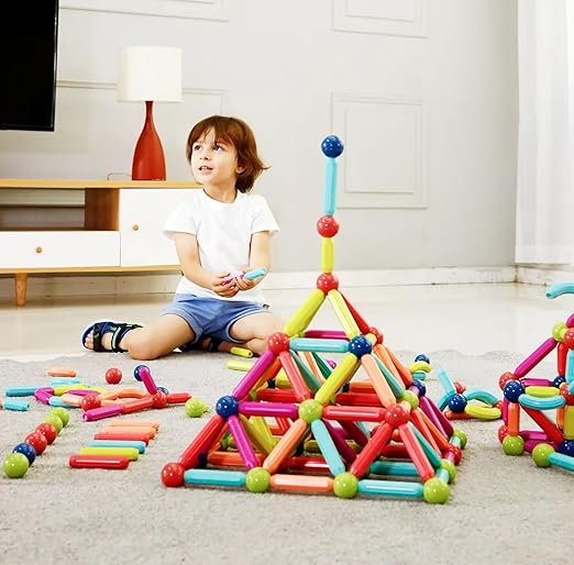 Magnetic Building Sticks – Puzzle Games for Kids (25 Pcs)