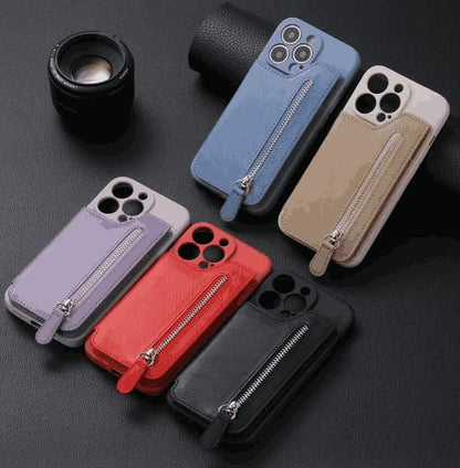 Silicone Stick Wallet Case Mobile Cover