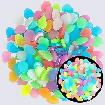 DIY Mixed Color Glow Rocks Decorations
