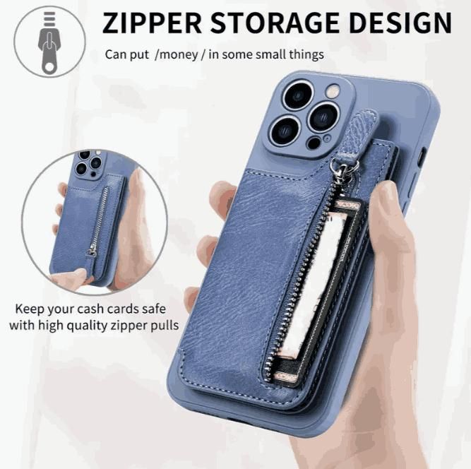 Silicone Stick Wallet Case Mobile Cover