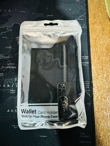 Silicone Stick Wallet Case Mobile Cover