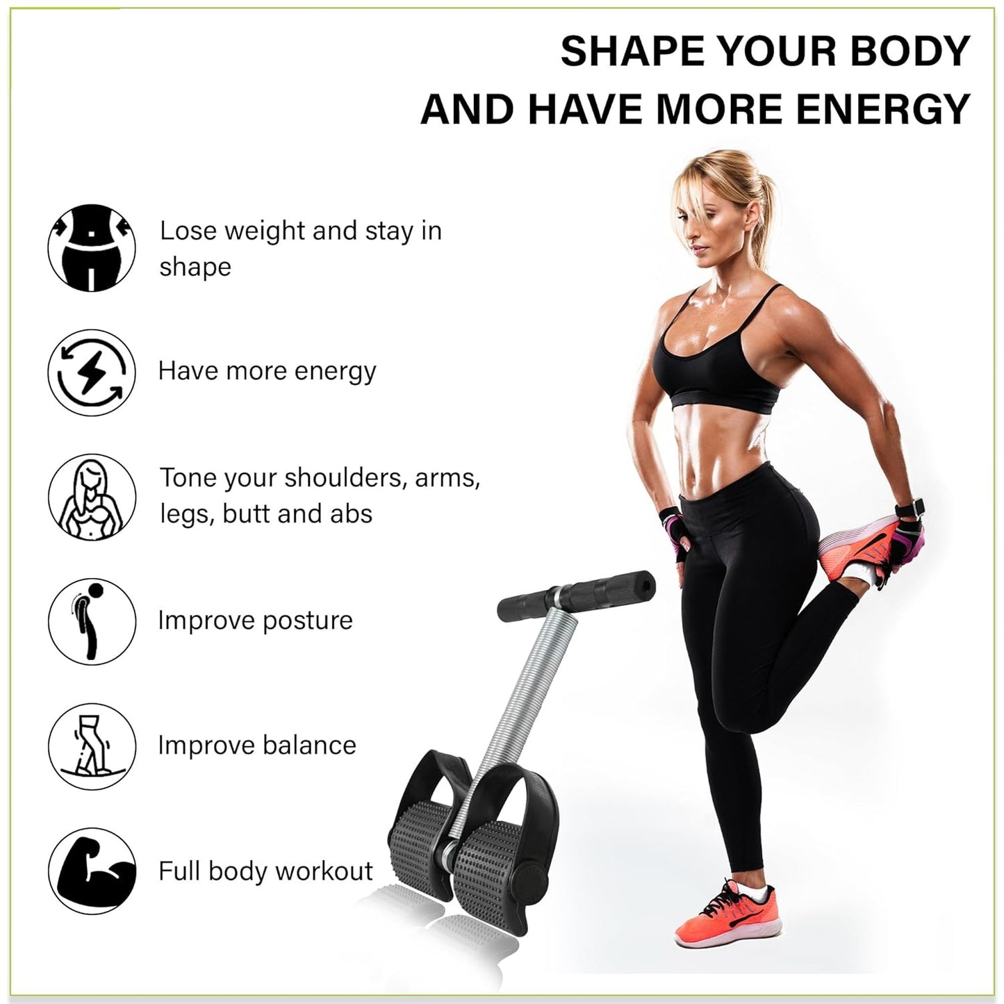 Premium Double Spring Tummy Trimmer for Abs Workout