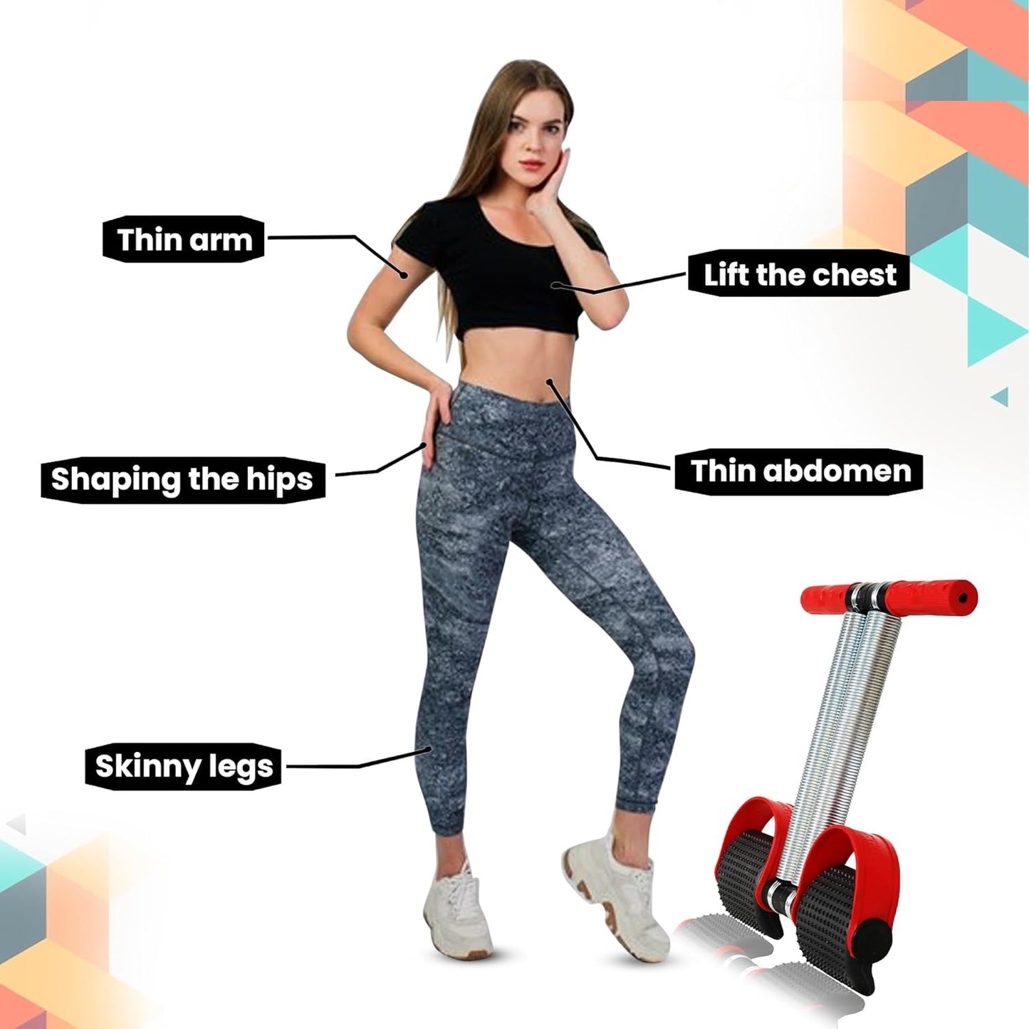 Premium Double Spring Tummy Trimmer for Abdominal Exercise