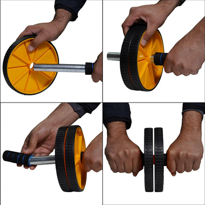Premium Abs Roller for Home Workout with Knee Mat