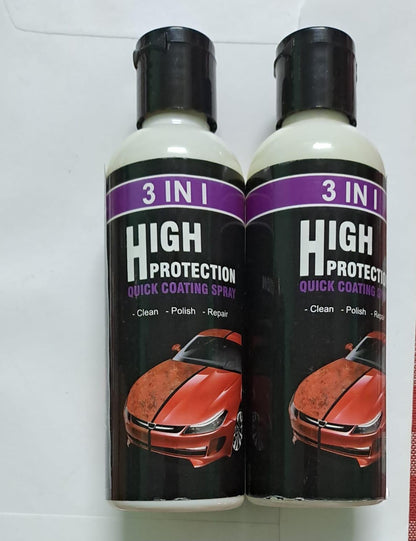 Hydrophobic Nano Coating Scratch Spray for Cars & Bikes (Pack of 2)