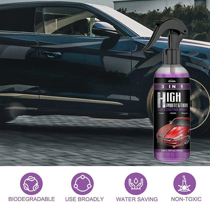 Hydrophobic Nano Coating Scratch Spray for Cars & Bikes (Pack of 2)