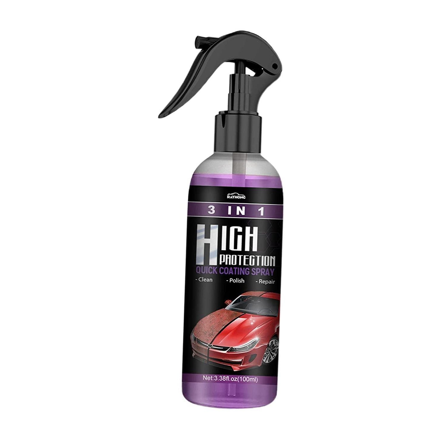 Hydrophobic Nano Coating Scratch Spray for Cars & Bikes (Pack of 2)