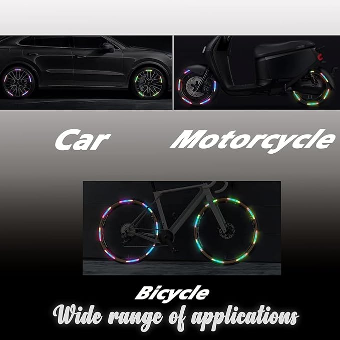 Reflective Car Wheel Decorative Stripe Stickers