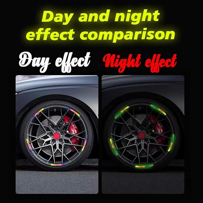 Reflective Car Wheel Decorative Stripe Stickers