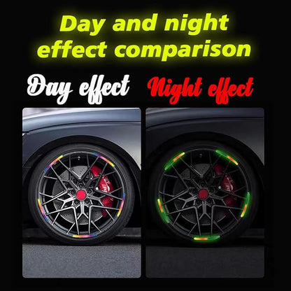 Reflective Car Wheel Decorative Stripe Stickers