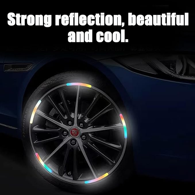 Reflective Car Wheel Decorative Stripe Stickers