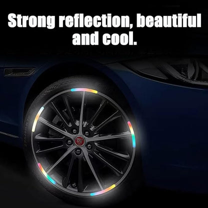 Reflective Car Wheel Decorative Stripe Stickers