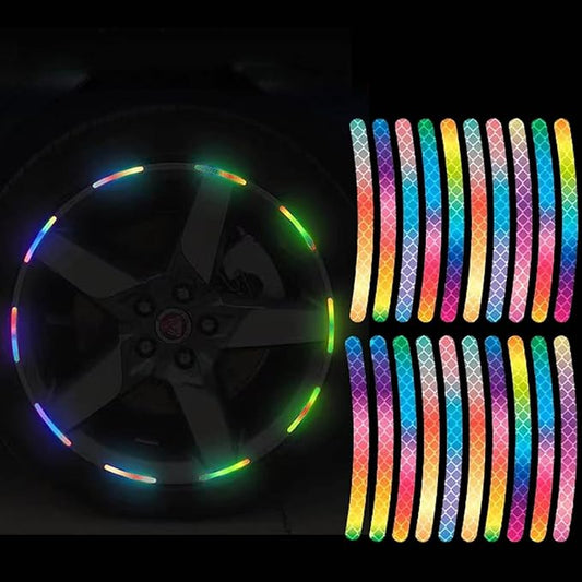 Reflective Car Wheel Decorative Stripe Stickers