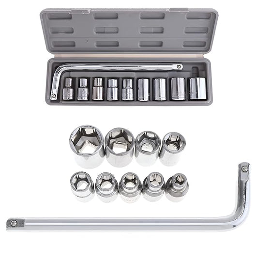 10-Pcs Socket Handle Set | Hand Tool Kit for Home DIY