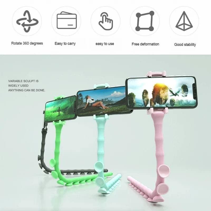 Caterpillar Shaped Flexible Phone Holder