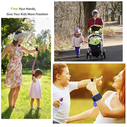 Anti Lost Wrist Link With Lock And Key For Baby Safety, Band For Kids
