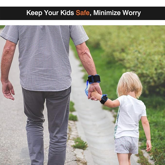 Anti Lost Wrist Link With Lock And Key For Baby Safety, Band For Kids