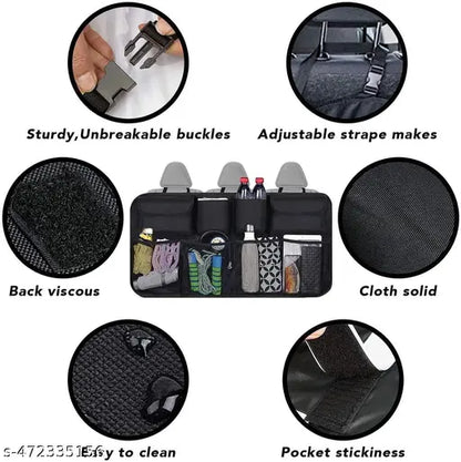 Car Trunk Organizer With 8 Large Waterproof Storage Bag Super Capacity
