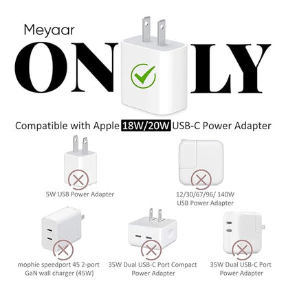 4 in 1 Silicone Case for Apple 20W USB-C Power Adapter