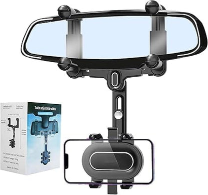 Phone Mount for Car Rear View Mirror Phone Holder