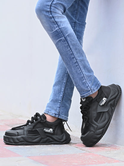 Black Sport Shoes By Ceize Collections