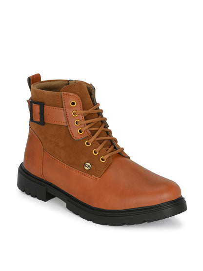 Tan Boots By Ceize Collections