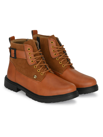 Tan Boots By Ceize Collections