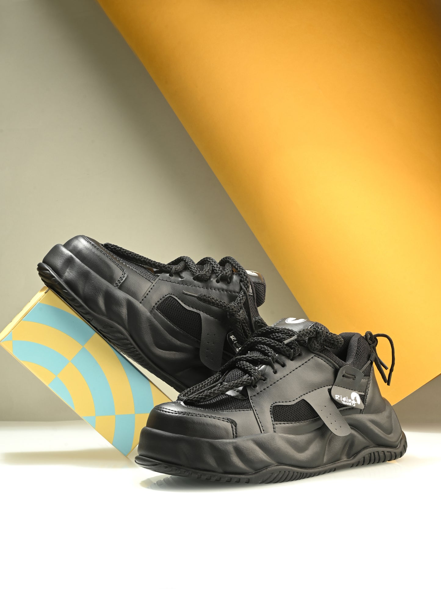 Black Sport Shoes By Ceize Collections