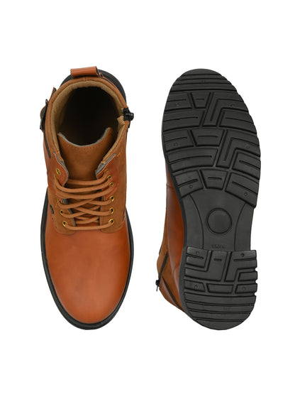Tan Boots By Ceize Collections