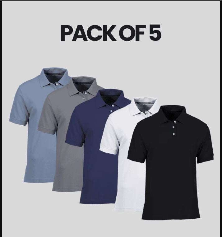 Polo Men's T-Shirt (Vason) (Pack Of 5)