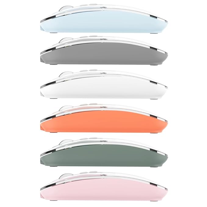 Transparent & Rechargeable Mouse Type-C One-Key for Desktop