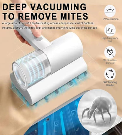Rechargeable Dust Mites Remover Wireless Vacuum Cleaner