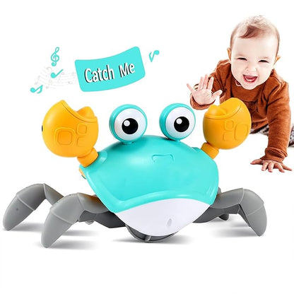Crawling Musical Baby Crab For Kids with LED Lights
