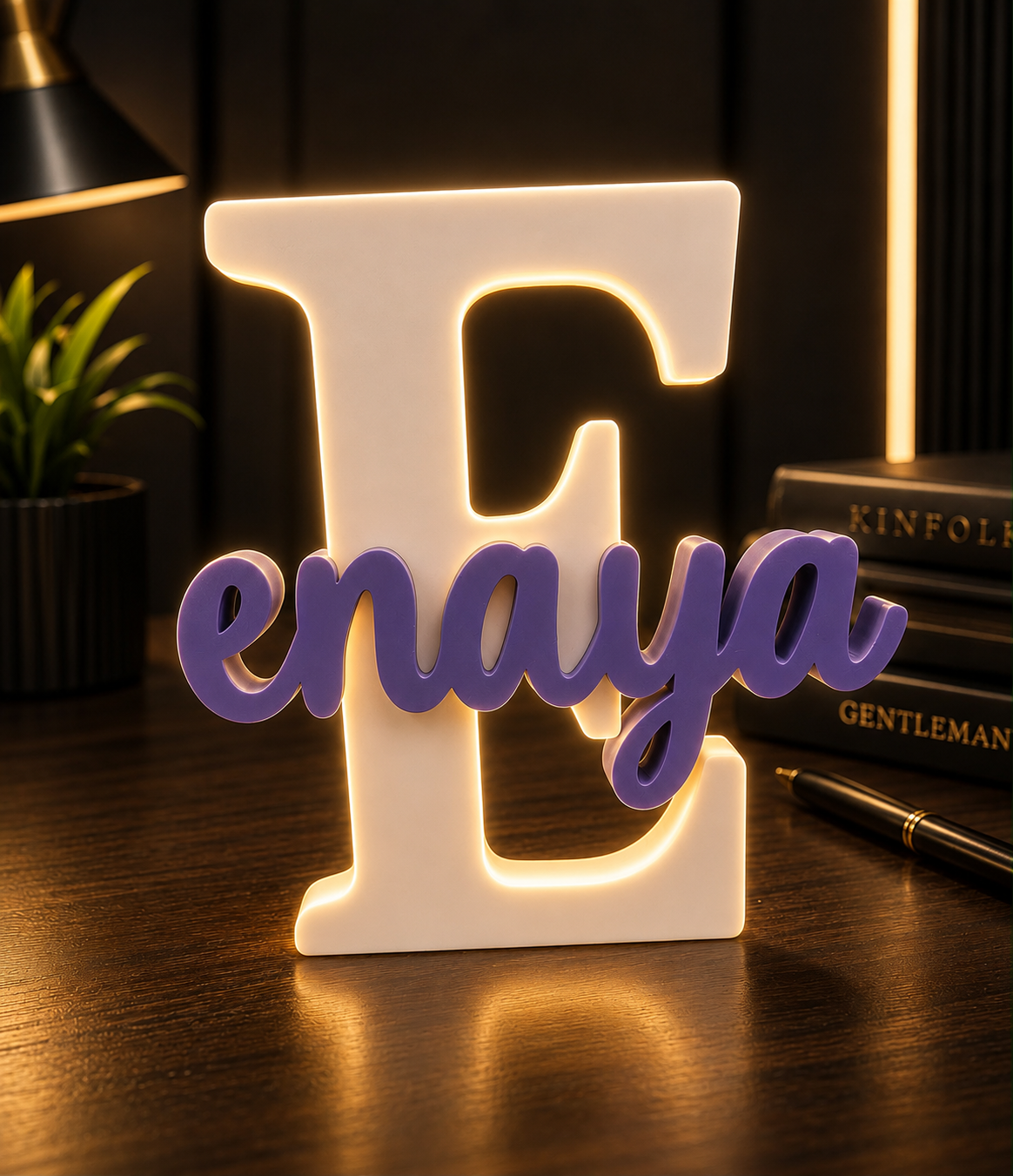 🔥 Personalized 3D Name Sign With Light – Custom Name Decor for Home & Gifts