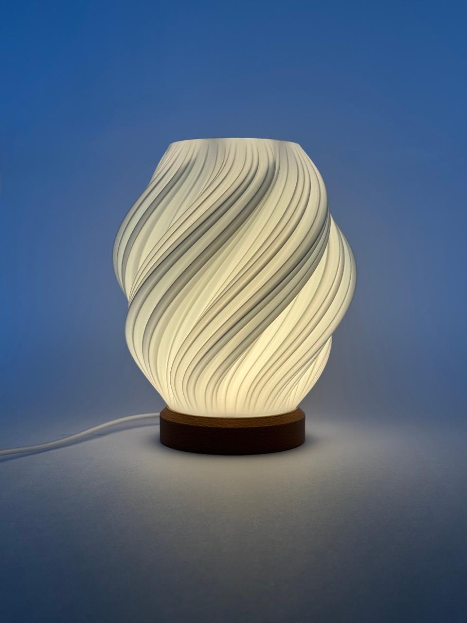 Artisan Miniature Twist Lamp (6-Inch Premium Decor)