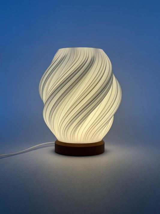 Artisan Miniature Twist Lamp (6-Inch Premium Decor)