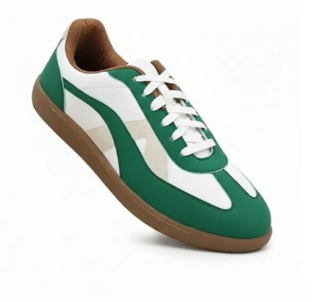 BEWAKOOF Rippers Jade Color Block Low-Top Sneakers For Men